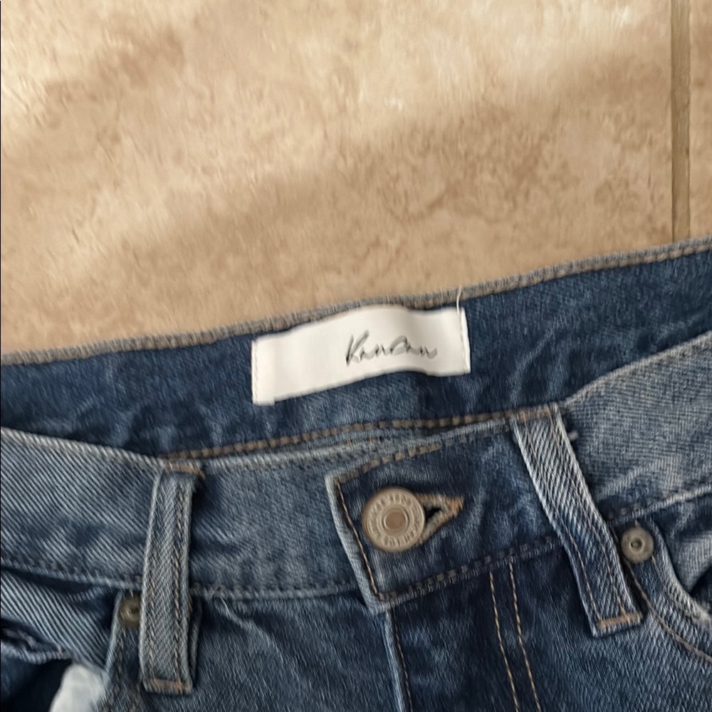 KanCan Blue Boyfriend Jeans Distressed High Waist - Picture 2 of 11